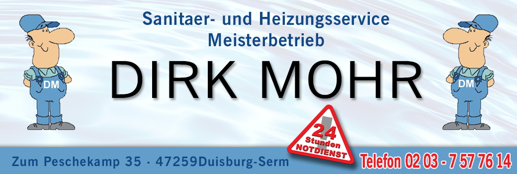 Sanitaer- und Heizungsservice  Dirk Mohr aus Duisburg